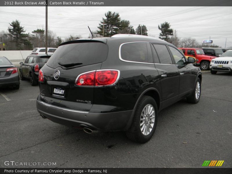 Carbon Black Metallic / Titanium 2012 Buick Enclave AWD