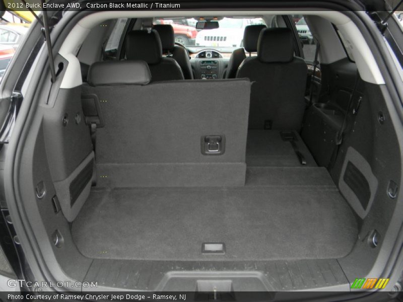Carbon Black Metallic / Titanium 2012 Buick Enclave AWD