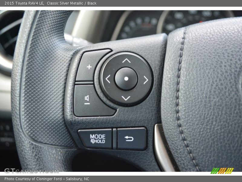 Classic Silver Metallic / Black 2015 Toyota RAV4 LE