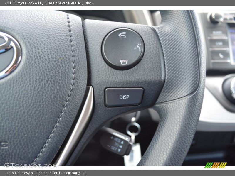 Classic Silver Metallic / Black 2015 Toyota RAV4 LE