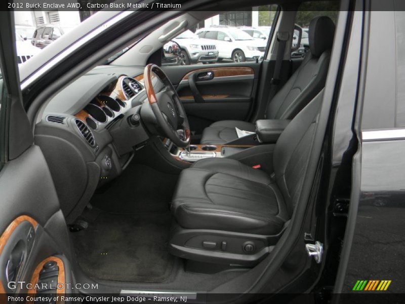 Carbon Black Metallic / Titanium 2012 Buick Enclave AWD