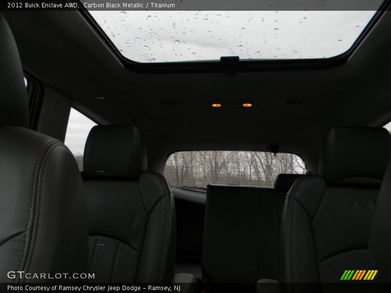 Carbon Black Metallic / Titanium 2012 Buick Enclave AWD