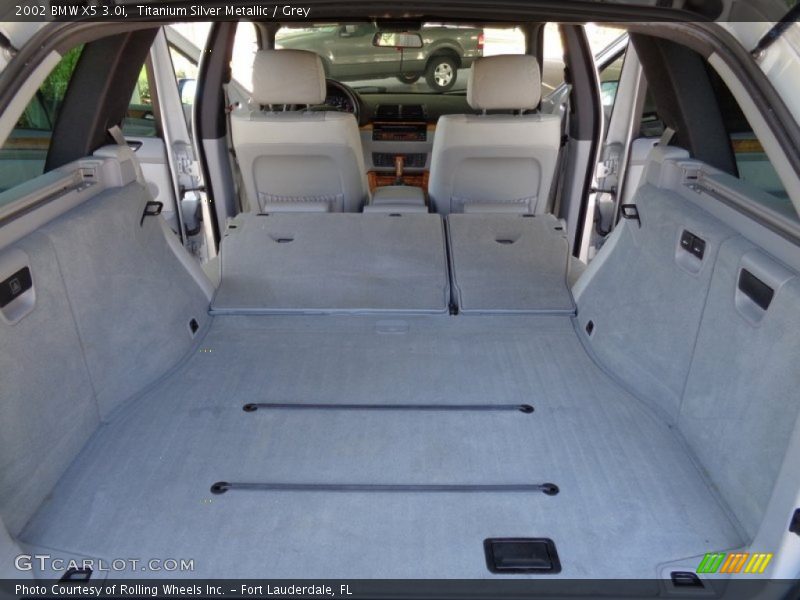 Titanium Silver Metallic / Grey 2002 BMW X5 3.0i