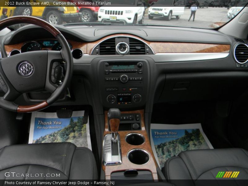 Carbon Black Metallic / Titanium 2012 Buick Enclave AWD