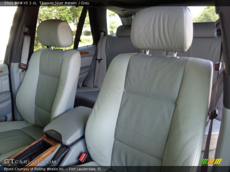 Titanium Silver Metallic / Grey 2002 BMW X5 3.0i