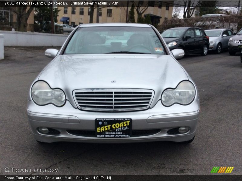 Brilliant Silver Metallic / Ash 2001 Mercedes-Benz C 240 Sedan