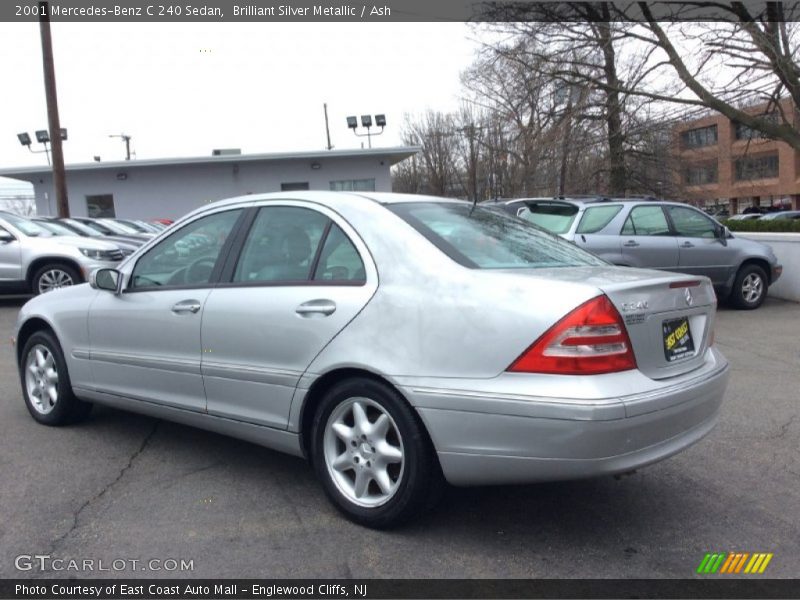 Brilliant Silver Metallic / Ash 2001 Mercedes-Benz C 240 Sedan