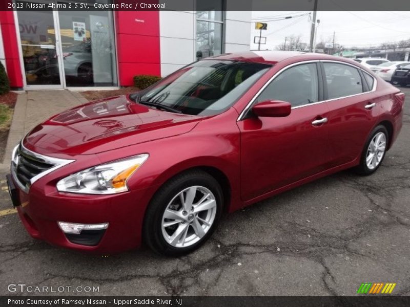 Cayenne Red / Charcoal 2013 Nissan Altima 2.5 SV