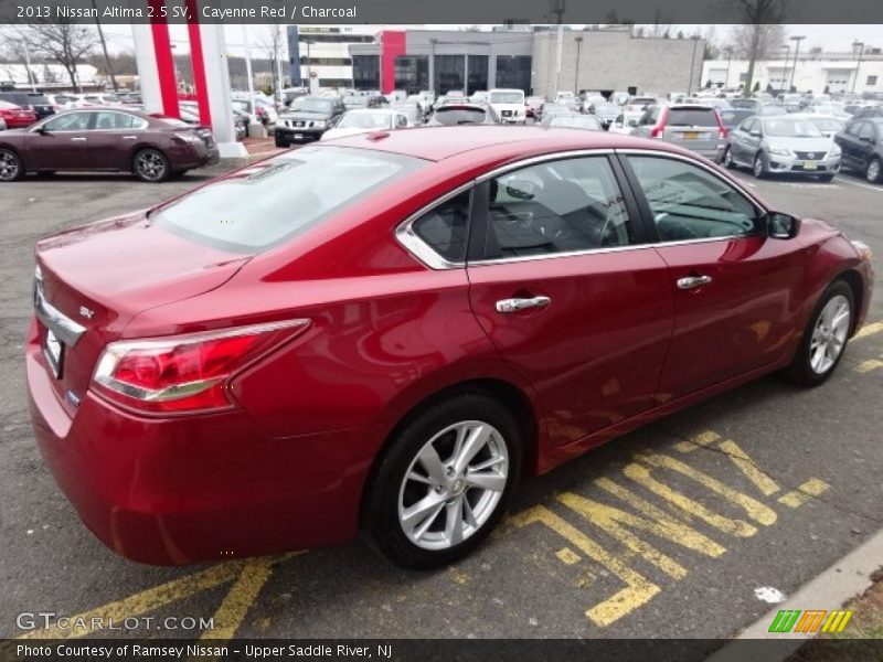 Cayenne Red / Charcoal 2013 Nissan Altima 2.5 SV