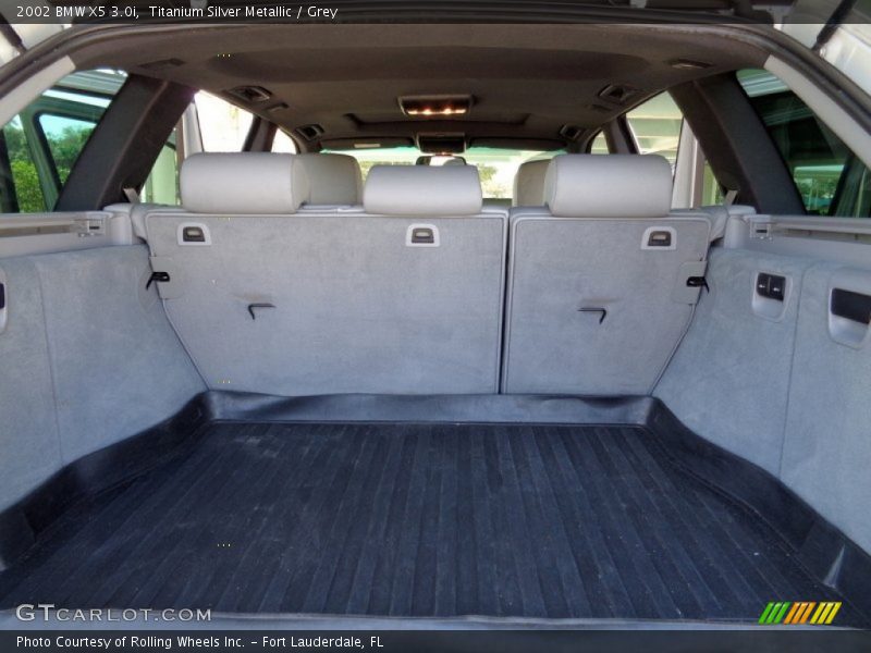 Titanium Silver Metallic / Grey 2002 BMW X5 3.0i