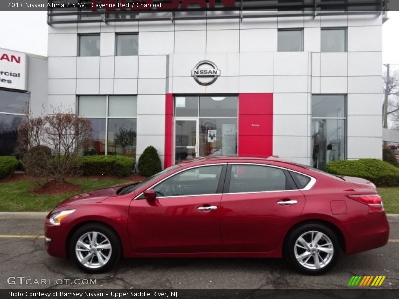 Cayenne Red / Charcoal 2013 Nissan Altima 2.5 SV
