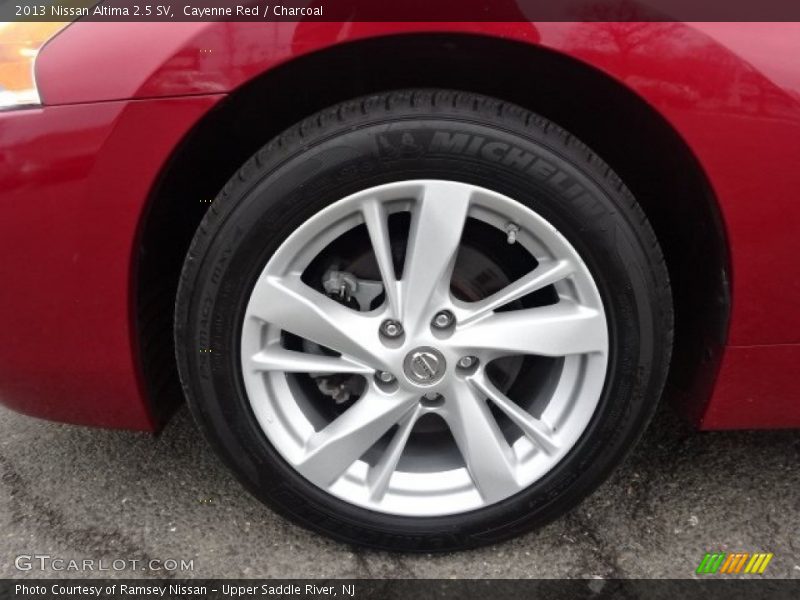 Cayenne Red / Charcoal 2013 Nissan Altima 2.5 SV