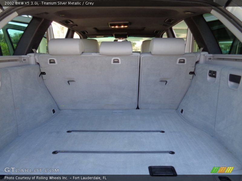 Titanium Silver Metallic / Grey 2002 BMW X5 3.0i