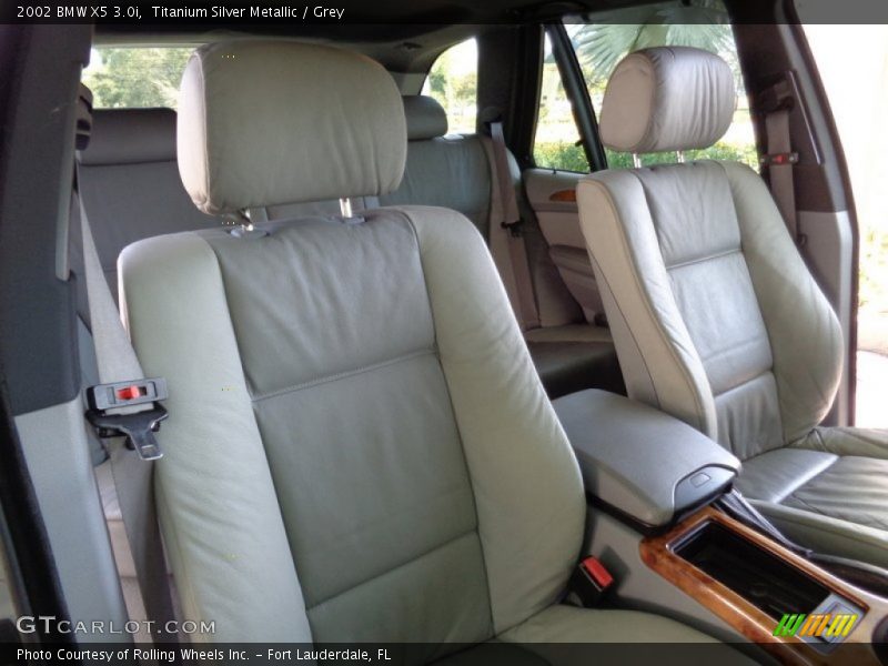 Titanium Silver Metallic / Grey 2002 BMW X5 3.0i