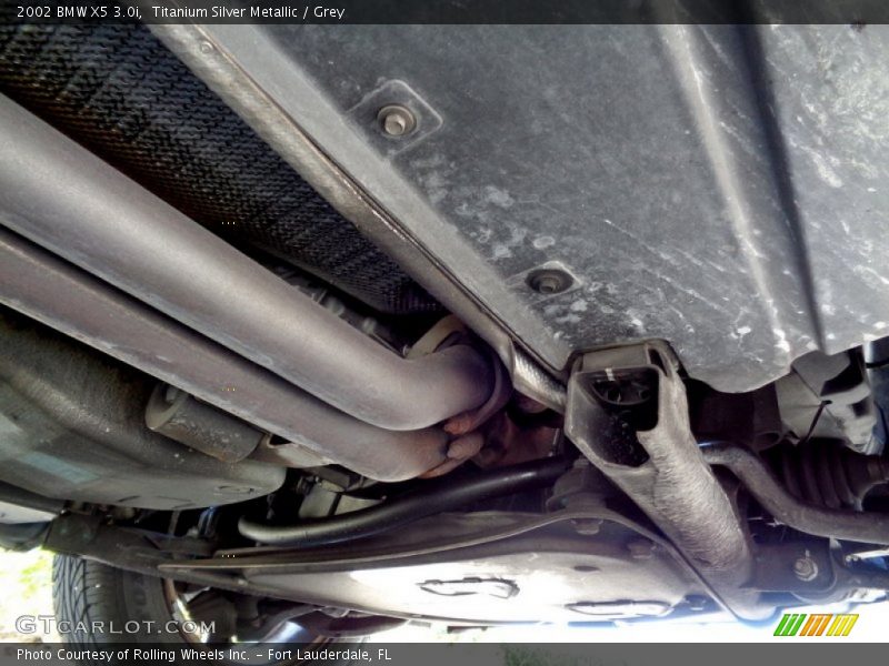 Titanium Silver Metallic / Grey 2002 BMW X5 3.0i