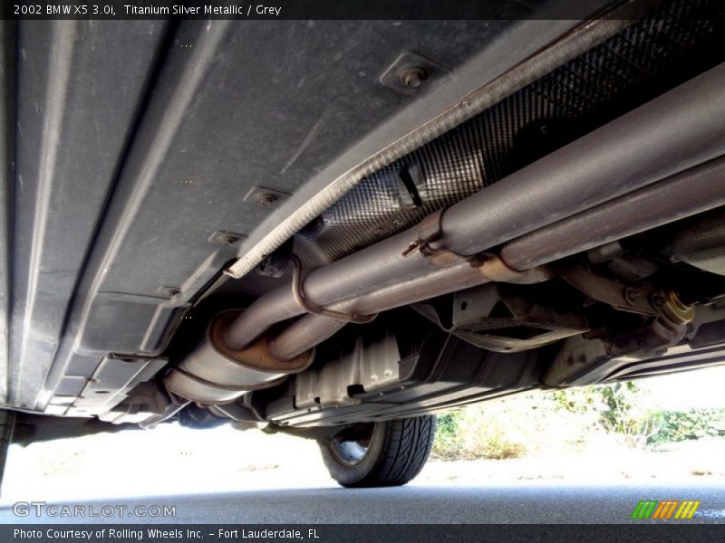 Titanium Silver Metallic / Grey 2002 BMW X5 3.0i