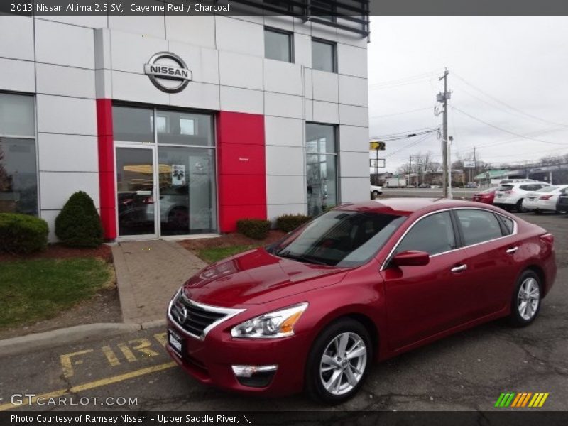 Cayenne Red / Charcoal 2013 Nissan Altima 2.5 SV