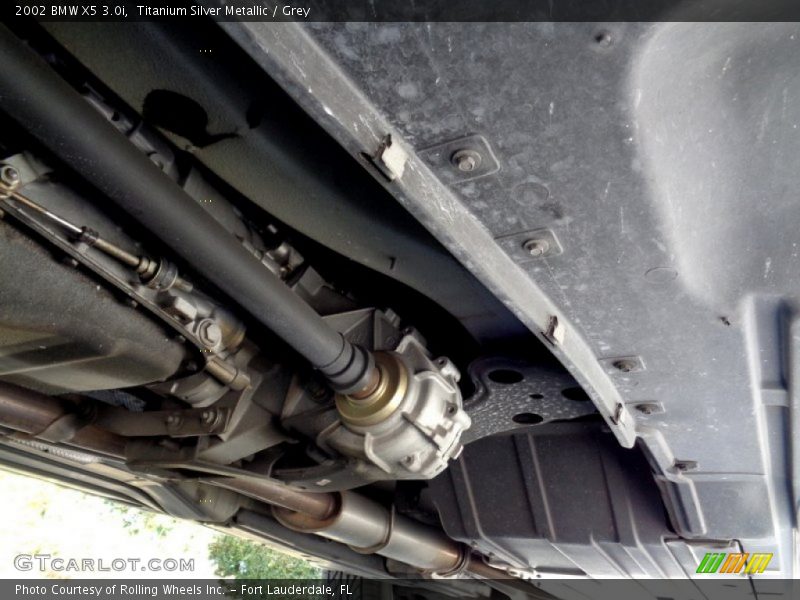 Titanium Silver Metallic / Grey 2002 BMW X5 3.0i