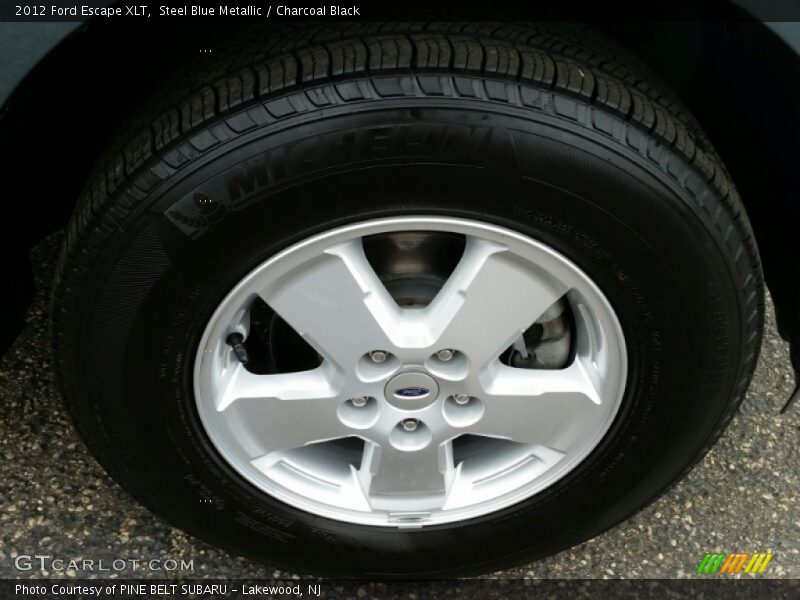 Steel Blue Metallic / Charcoal Black 2012 Ford Escape XLT