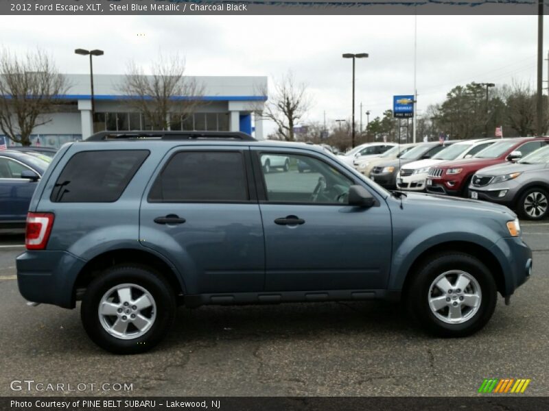 Steel Blue Metallic / Charcoal Black 2012 Ford Escape XLT