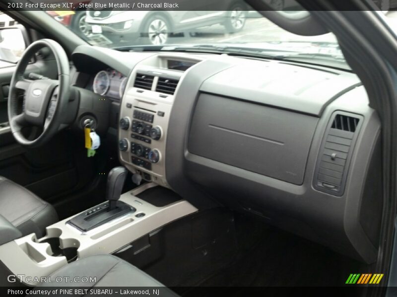 Steel Blue Metallic / Charcoal Black 2012 Ford Escape XLT