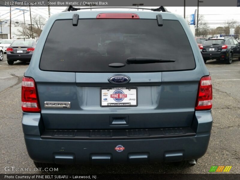 Steel Blue Metallic / Charcoal Black 2012 Ford Escape XLT