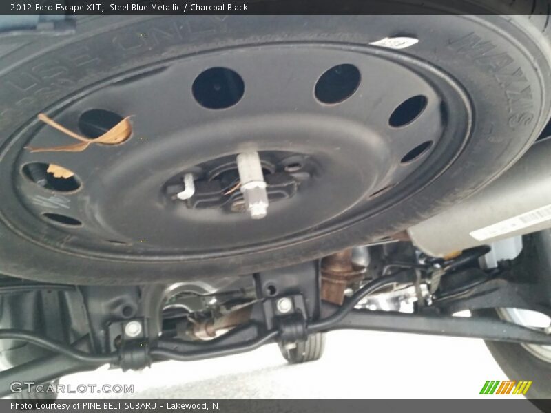 Steel Blue Metallic / Charcoal Black 2012 Ford Escape XLT