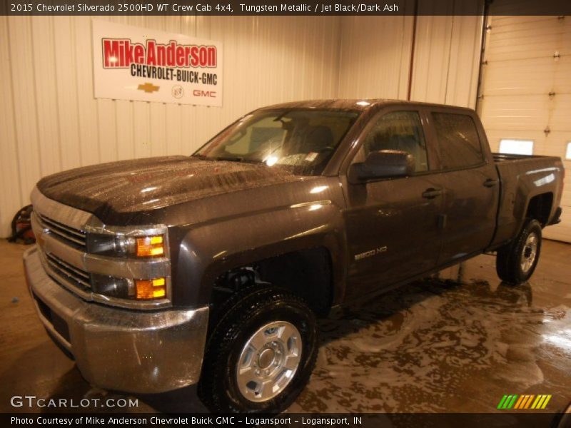 Tungsten Metallic / Jet Black/Dark Ash 2015 Chevrolet Silverado 2500HD WT Crew Cab 4x4