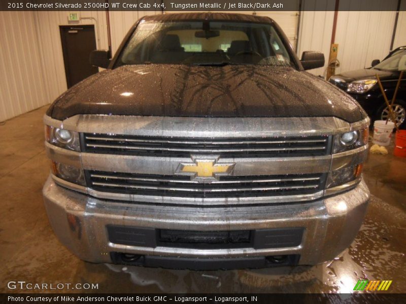 Tungsten Metallic / Jet Black/Dark Ash 2015 Chevrolet Silverado 2500HD WT Crew Cab 4x4