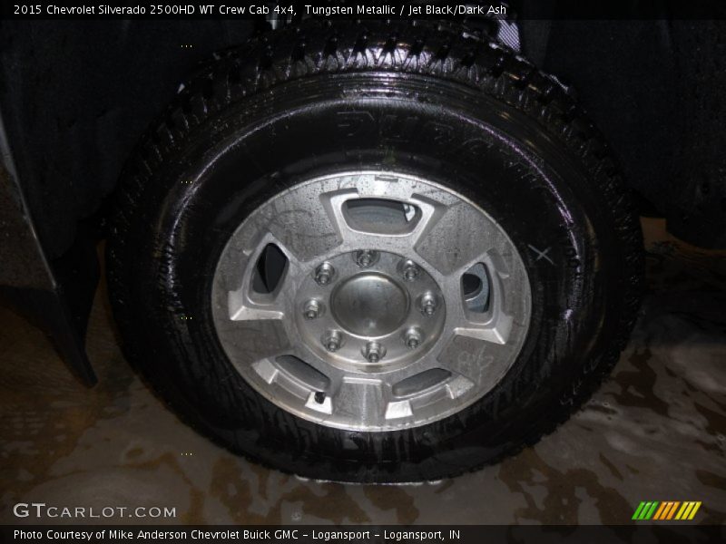Tungsten Metallic / Jet Black/Dark Ash 2015 Chevrolet Silverado 2500HD WT Crew Cab 4x4