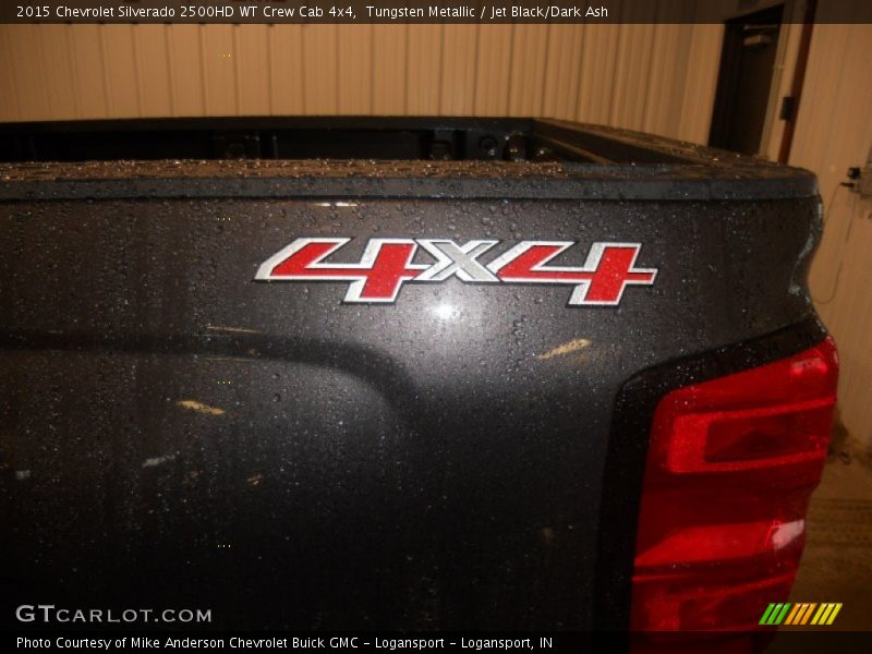 Tungsten Metallic / Jet Black/Dark Ash 2015 Chevrolet Silverado 2500HD WT Crew Cab 4x4