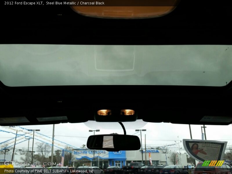 Steel Blue Metallic / Charcoal Black 2012 Ford Escape XLT
