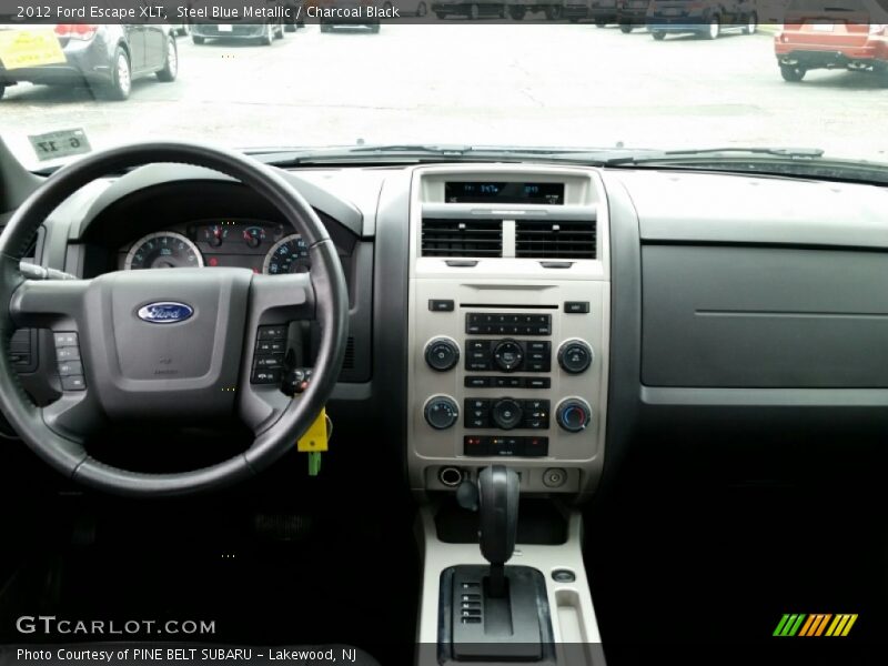 Steel Blue Metallic / Charcoal Black 2012 Ford Escape XLT