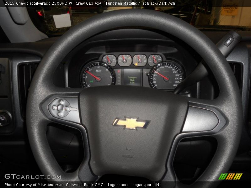 Tungsten Metallic / Jet Black/Dark Ash 2015 Chevrolet Silverado 2500HD WT Crew Cab 4x4