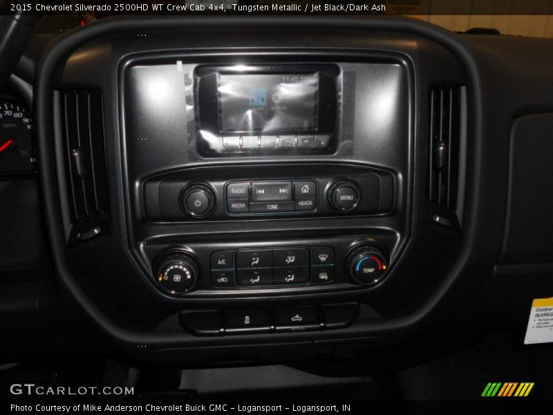 Tungsten Metallic / Jet Black/Dark Ash 2015 Chevrolet Silverado 2500HD WT Crew Cab 4x4