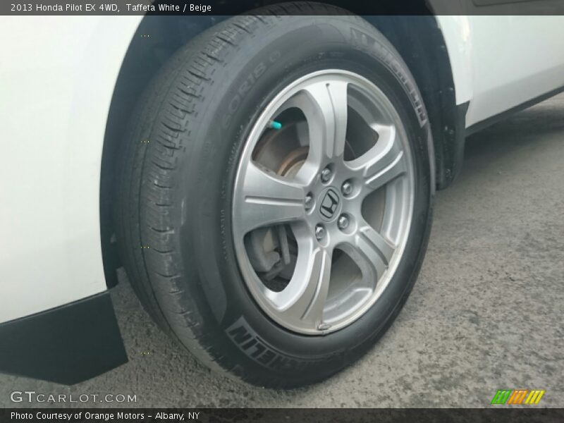 Taffeta White / Beige 2013 Honda Pilot EX 4WD
