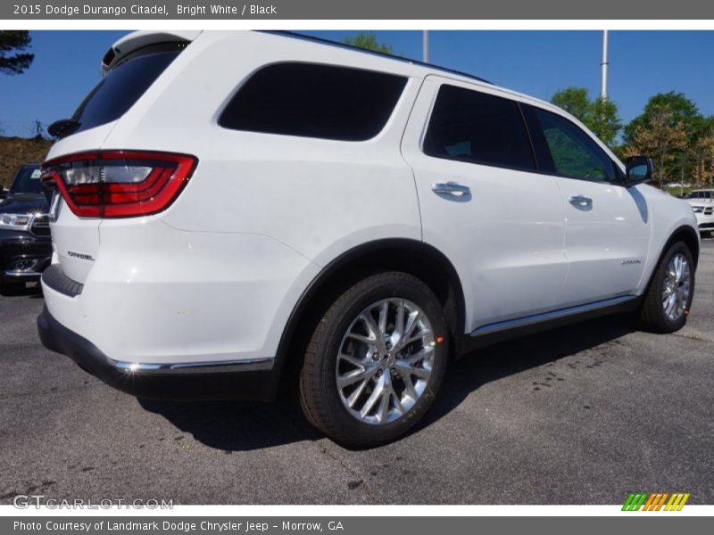 Bright White / Black 2015 Dodge Durango Citadel