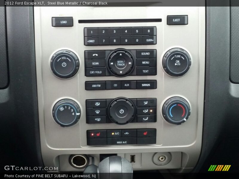 Steel Blue Metallic / Charcoal Black 2012 Ford Escape XLT