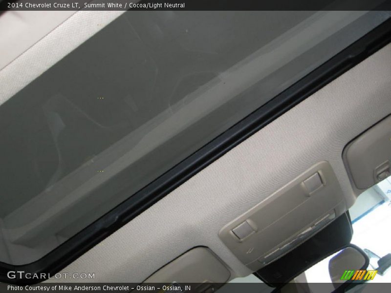 Summit White / Cocoa/Light Neutral 2014 Chevrolet Cruze LT
