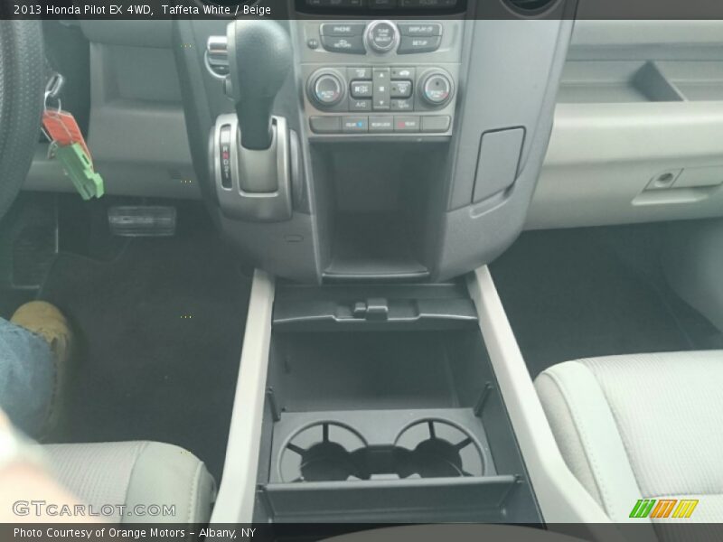 Taffeta White / Beige 2013 Honda Pilot EX 4WD