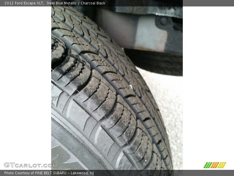 Steel Blue Metallic / Charcoal Black 2012 Ford Escape XLT