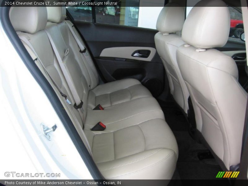Summit White / Cocoa/Light Neutral 2014 Chevrolet Cruze LT