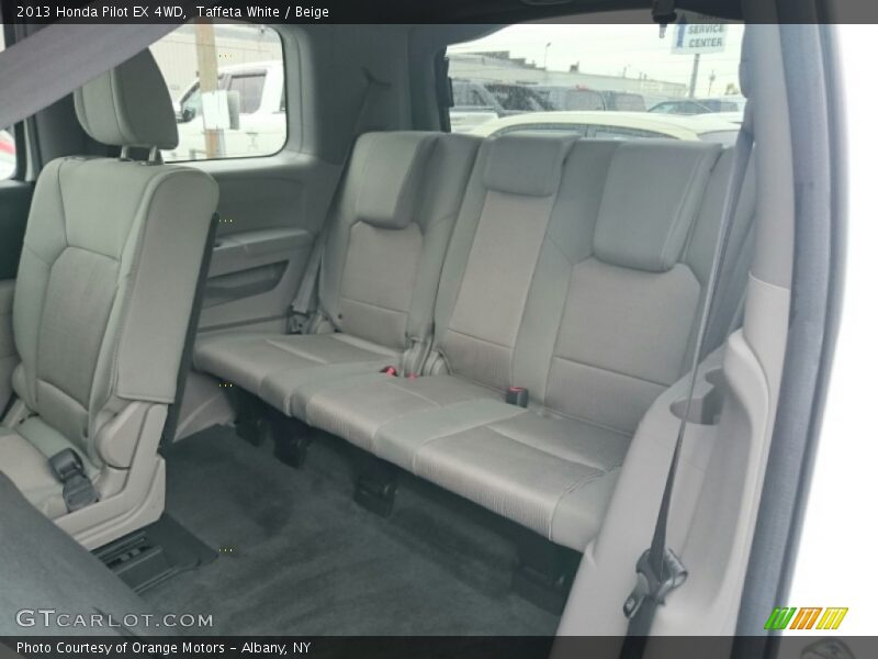 Taffeta White / Beige 2013 Honda Pilot EX 4WD