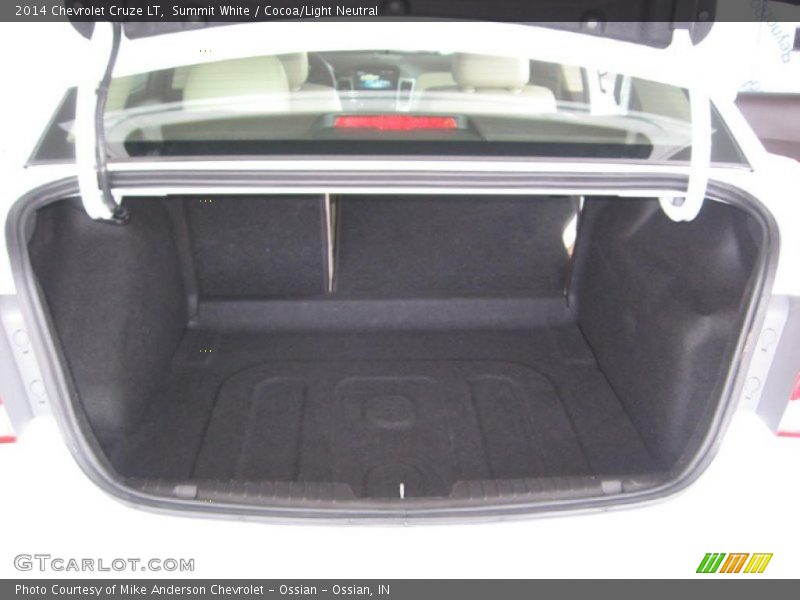 Summit White / Cocoa/Light Neutral 2014 Chevrolet Cruze LT