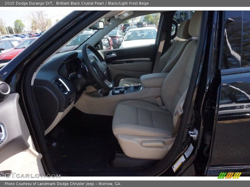  2015 Durango SXT Black/Light Frost Beige Interior
