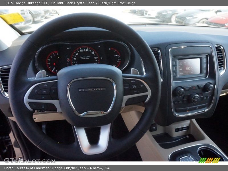 Dashboard of 2015 Durango SXT