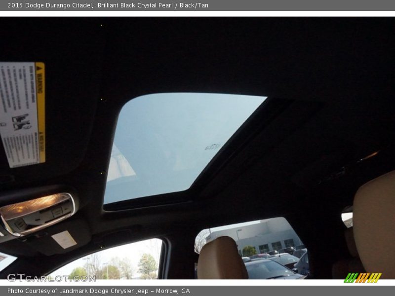 Brilliant Black Crystal Pearl / Black/Tan 2015 Dodge Durango Citadel
