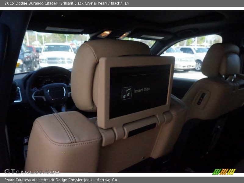 Brilliant Black Crystal Pearl / Black/Tan 2015 Dodge Durango Citadel