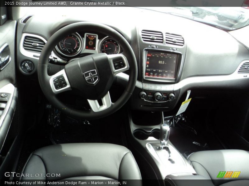 Granite Crystal Metallic / Black 2015 Dodge Journey Limited AWD