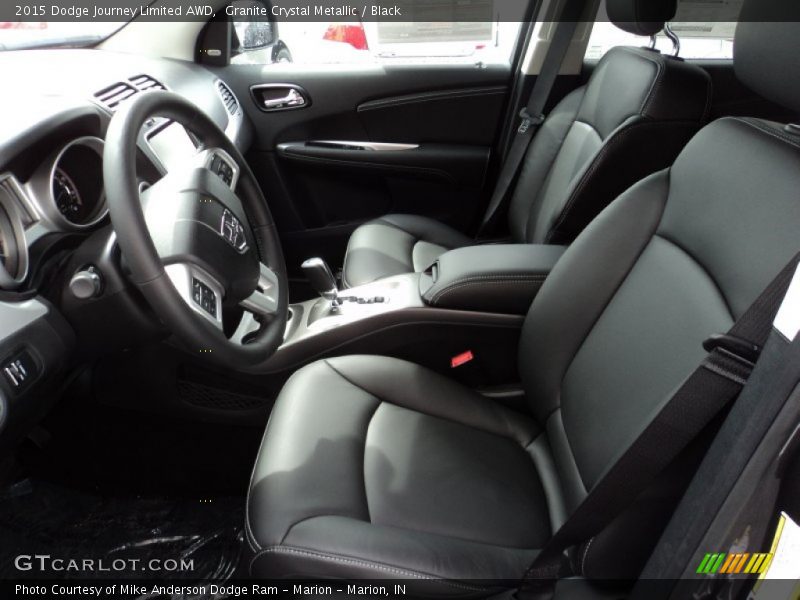 Granite Crystal Metallic / Black 2015 Dodge Journey Limited AWD